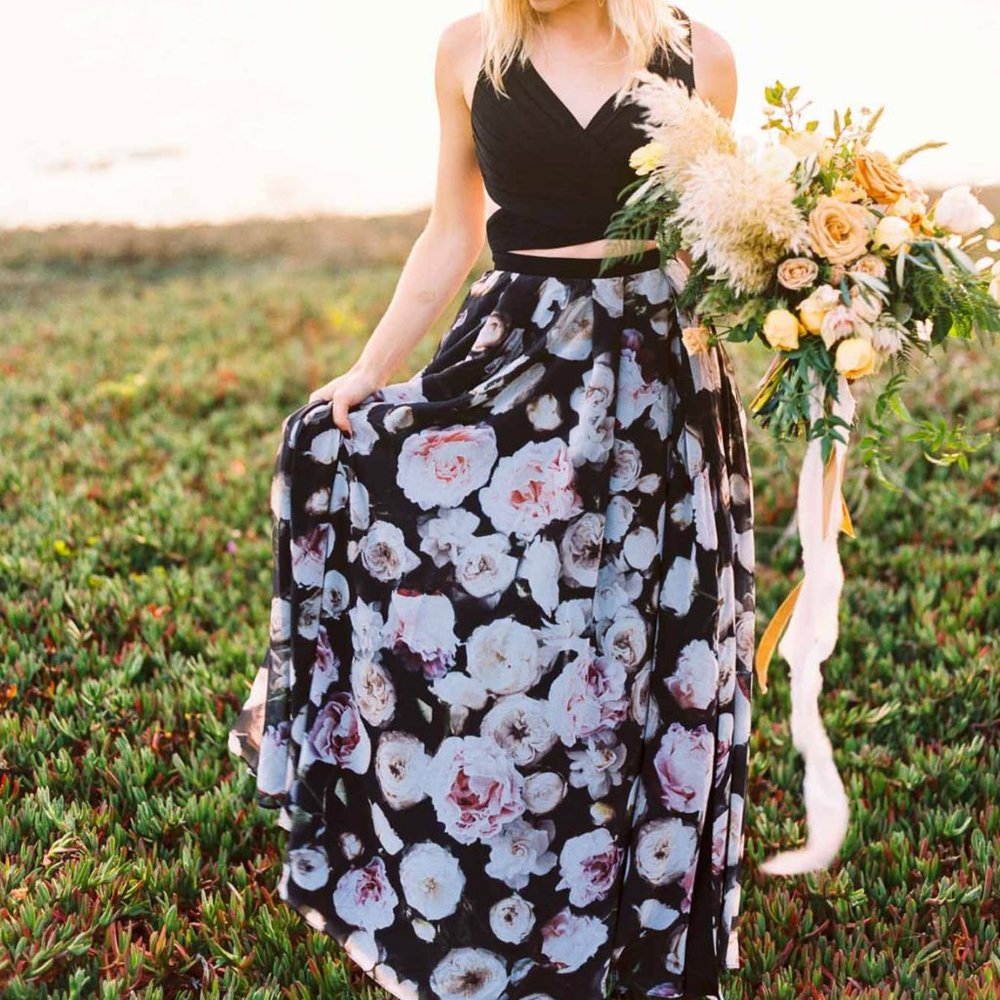 Two Piece Fame and Partners Skirt and Top